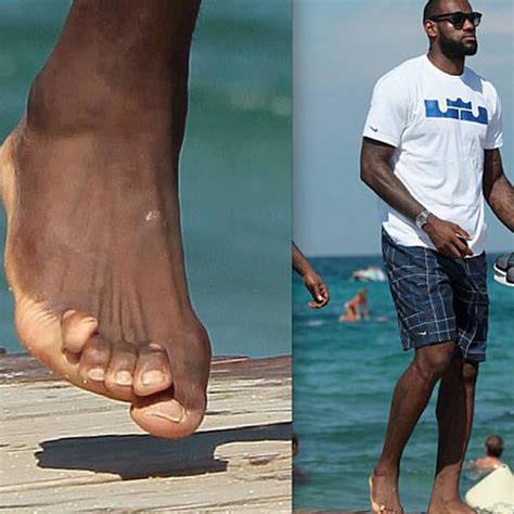 Shorter, displaced toes could impair usual balance, resulting in shifting his balance to his heels and balls of his feet. This could explain his slower than expected first step when driving or creating his shot. In conclusion, LeBron is the GOAT because he has feet. Suck it Jordan and your bitch ass feet smh. 